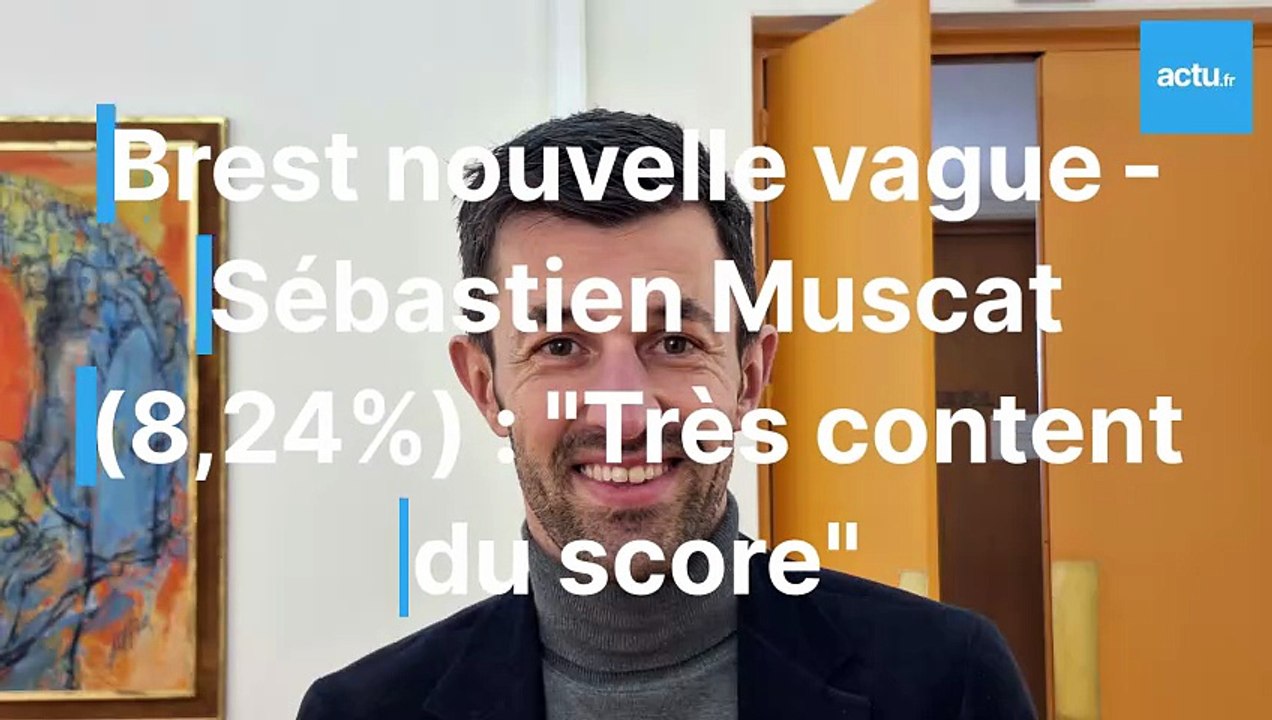 Premier tour des Municipales 2026 à Brest : la réaction de Sébastien Muscat