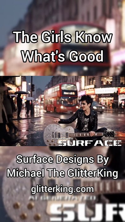 London and the art of  Michael The GlitterKing