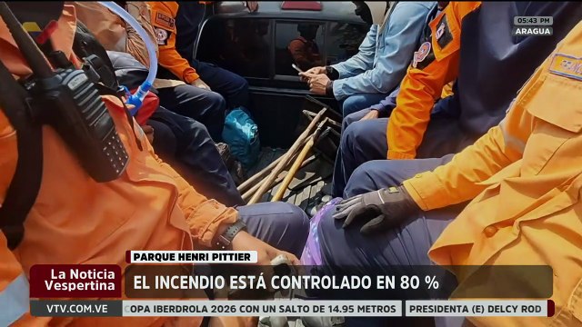 Incendio del Parque Henri Pittier se encuentra bajo control tras el despliegue de más de 150 efectivos diarios