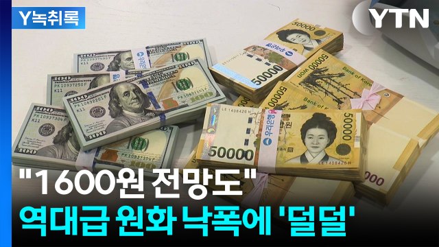 외환위기 이후 최고 ...원화 낙폭 유독 심한 이유? [Y녹취록] / YTN