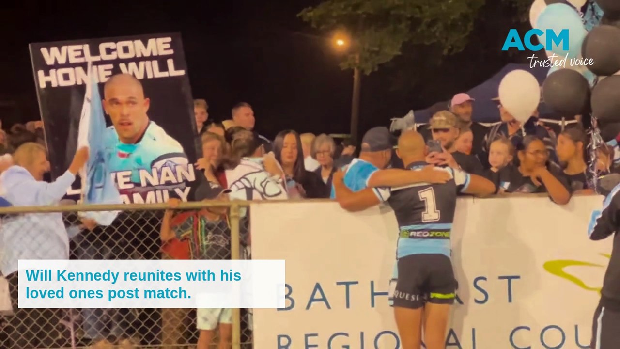 Will Kennedy post Sharks vs Panthers NRL match.