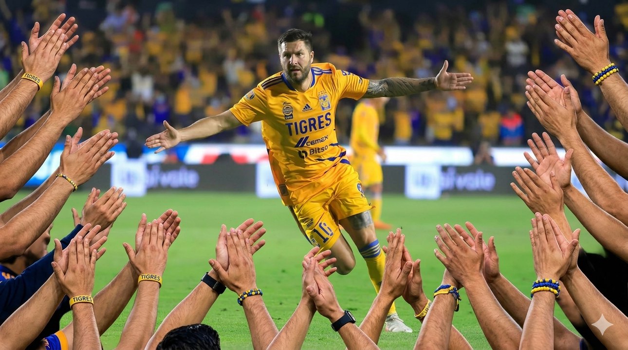 Afición de Tigres se rinde ante Gignac; así aplaude los fans la alineación contra Querétaro