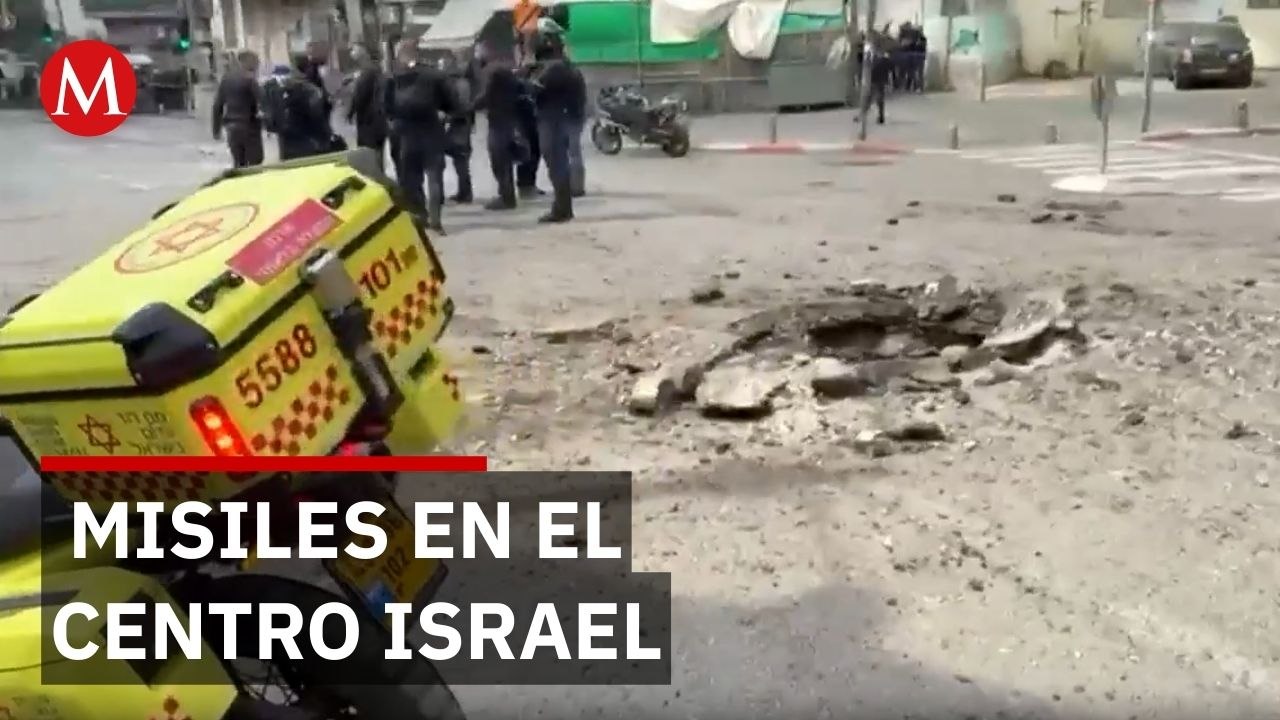 Misiles iraníes impactan centro de Israel mientras Trump amenaza con ataques petroleros