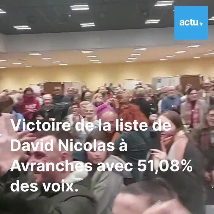 Elections municipales 2026 à Avranches : la victoire de la liste du maire David Nicolas