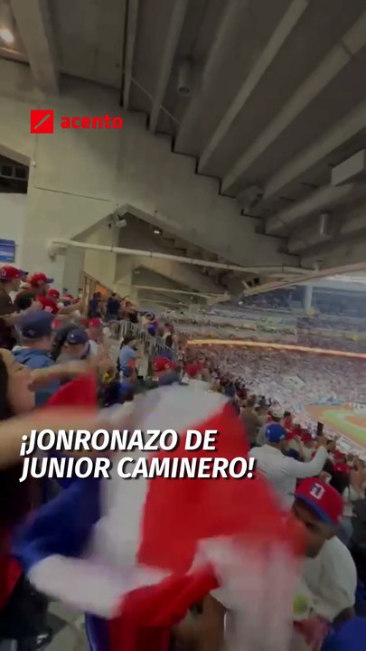 ¡JONRONAZO DE JUNIOR CAMINERO!