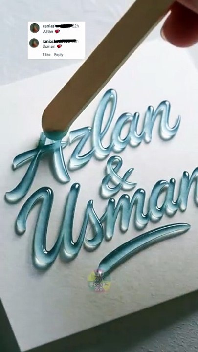 🥰 Comment Your Name | 😱 So satisfying #art #satisfying #drawing #satisfyingvideos #asmr #shorts