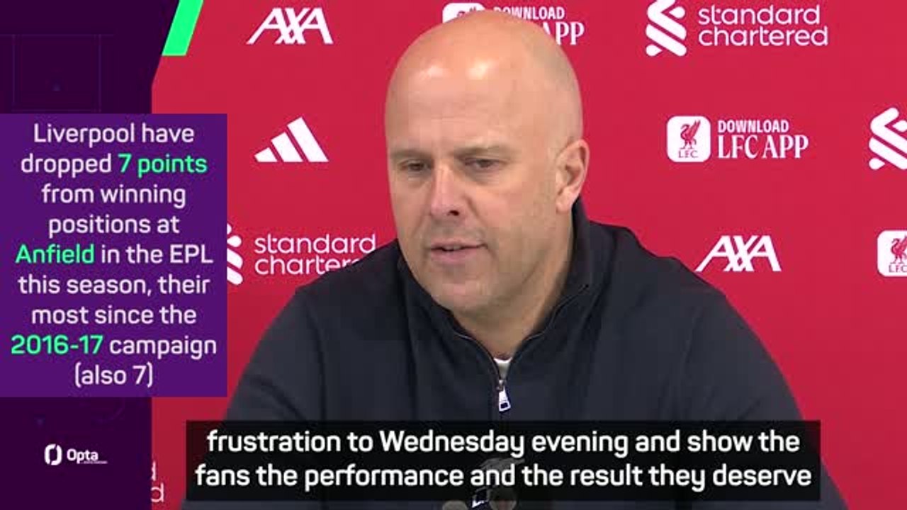 Slot 'understands' Anfield boos after Spurs salvage late draw at Liverpool