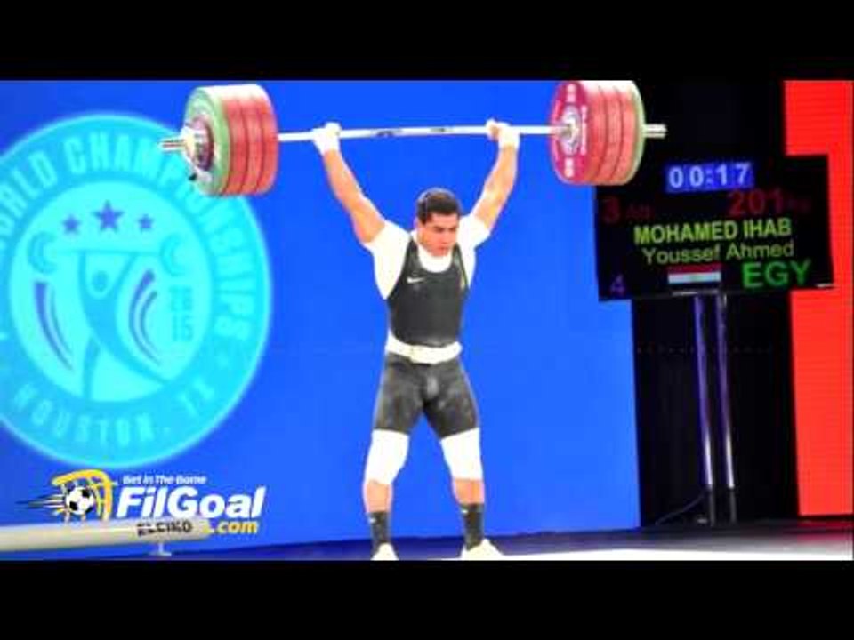 محمد إيهاب حامل برونزية الأثقال يوجه رسالة للمصريين عبر في الجول‎