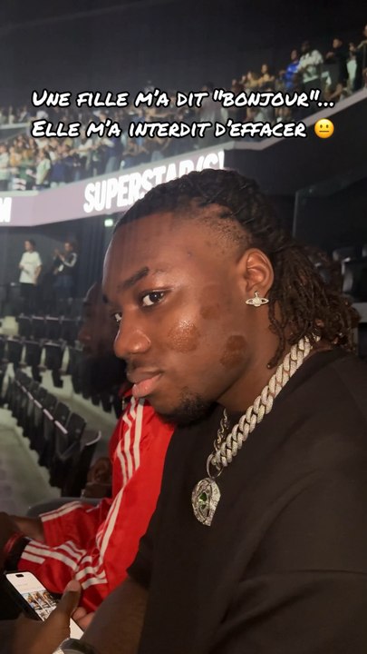 J’avais 3 bisous collants sur la joue pendant 3h 🥲💀