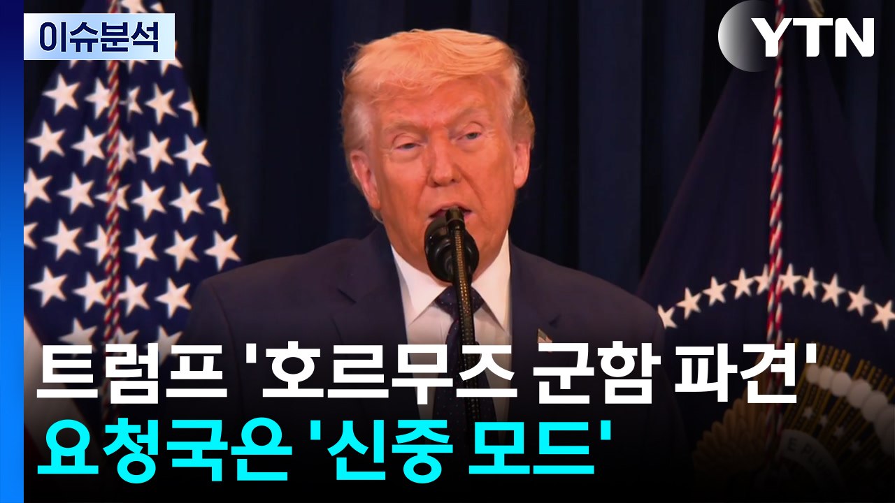 트럼프 '호르무즈 군함 파견'...요청국은 '신중 모드' / YTN