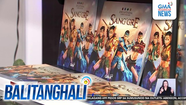 Mga bida ng Encantadia Chronicles: Sang'gre na sina Bianca Umali, Kelvin Miranda, at Angel Guardian, present sa launch ng unang collectible book ng GMA series sa Philippine Book Festival | Balitanghali