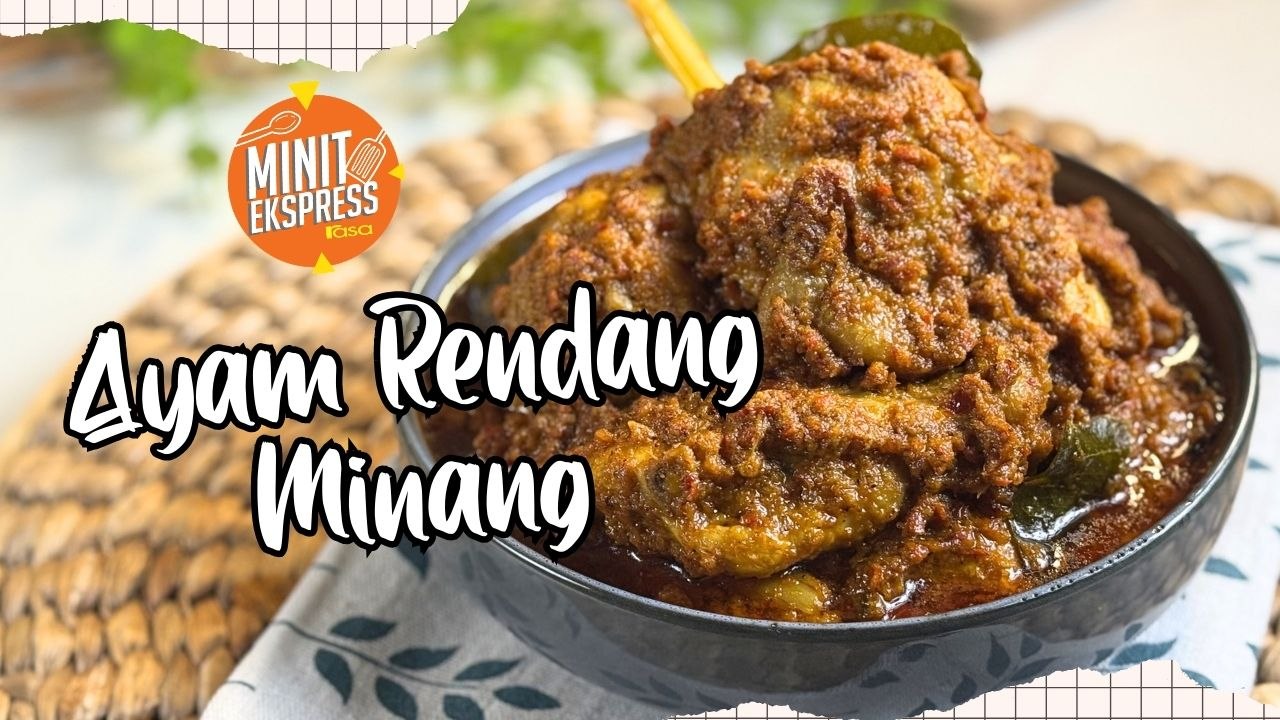 Ayam Rendang Minang Cara Mudah, Rempah Pekat Memikat