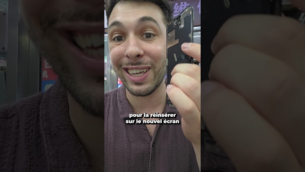 On répare un téléphone en Chine  #smartphone #apple  #chine  #shorts