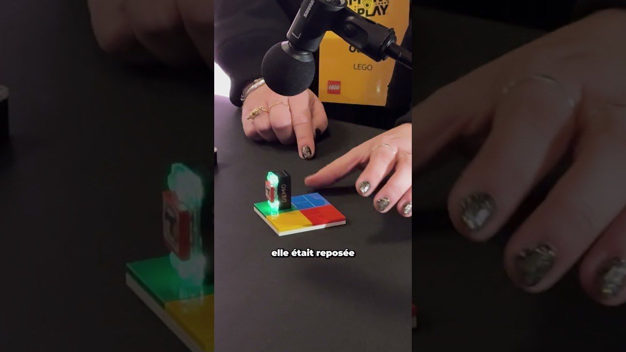 LEGO a annoncé sa SMART Brique : une brique complètement connectée ! #shorts #lego