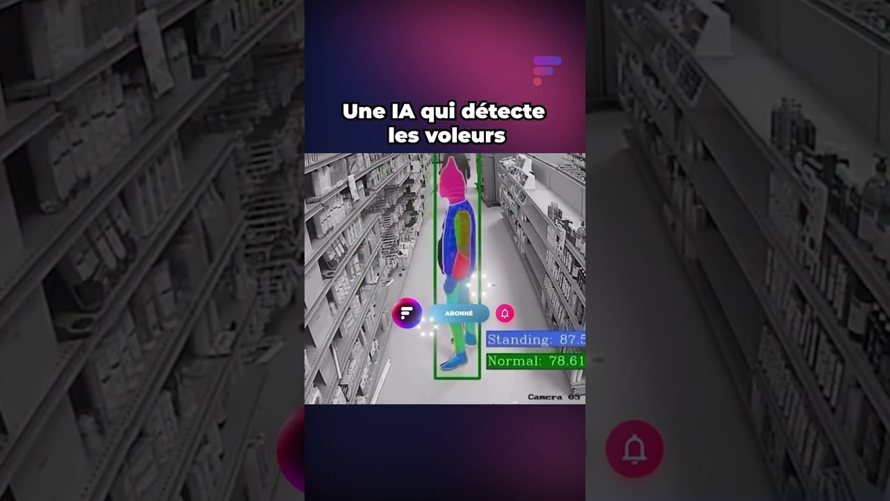 Une IA qui détecte les voleurs #ia #voleur #camera #shorts