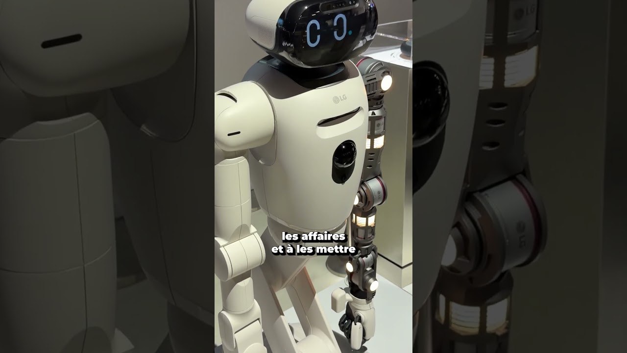 Le robot domestique LG CLOID  #ces #ces2026 #tech #lg  #cloid  #robot #ia  #shorts