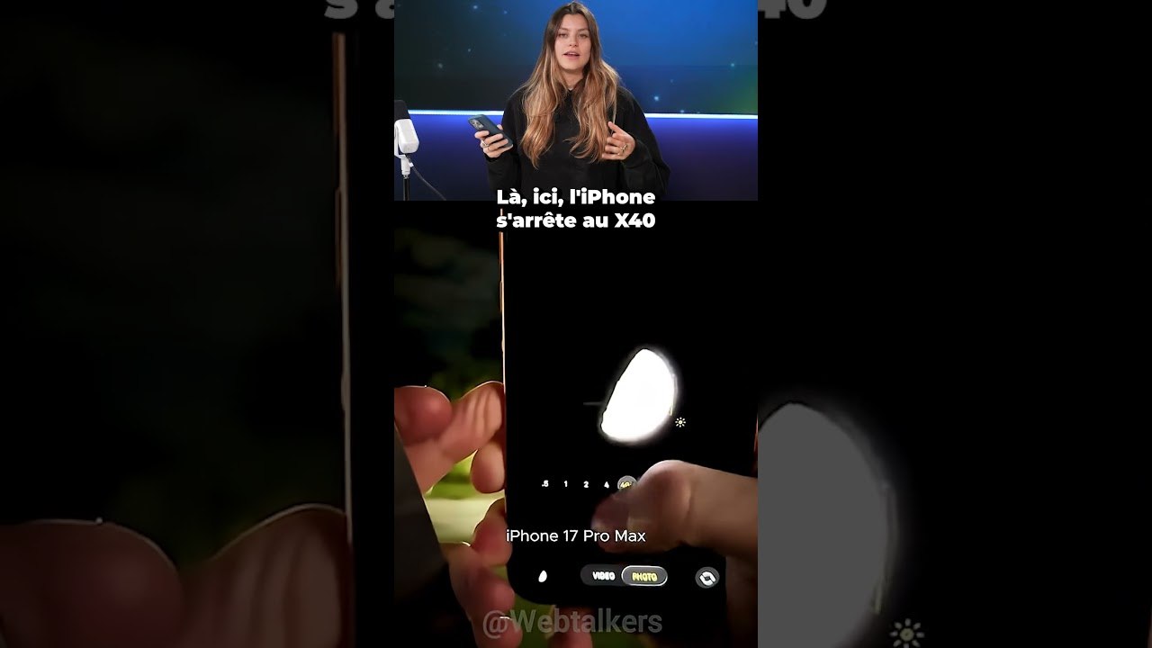 Quel téléphone a le meilleur zoom ?  #smartphone #apple #samsung  #s25ultra  #iphone17promax #shorts