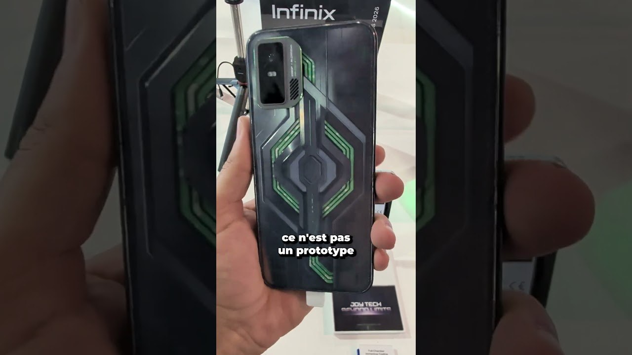 Smartphone équipé d'un liquide de refroidissement  #smartphone #ces #ces2026 #shorts