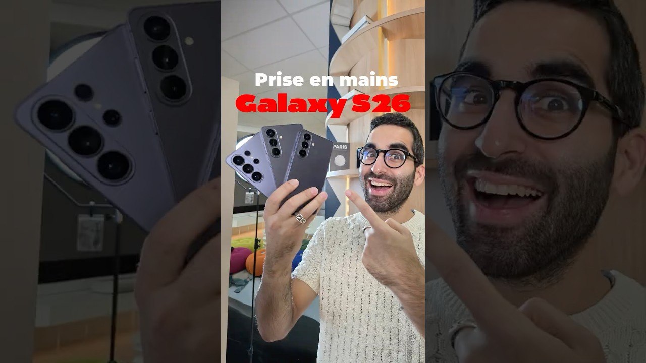 Prise en mains du Galaxy S26 #samsung #s26 #s26ultra #samsungs26 #shorts