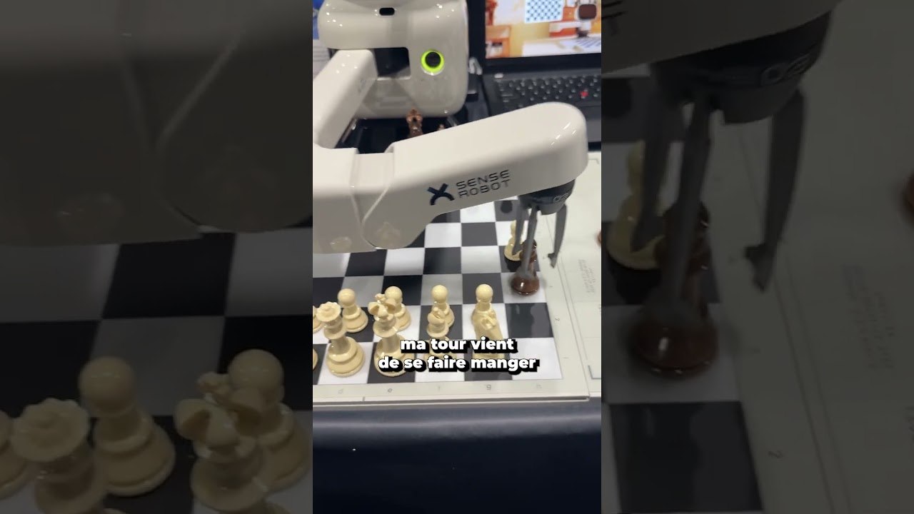 Robot joueur d'échecs  #ces  #ces2026  #échecs  #robot  #ia  #shorts