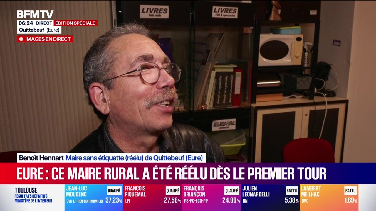 Municipales: le maire de Quittebeuf (Eure) réélu dès le premier tour pour un quatrième mandat