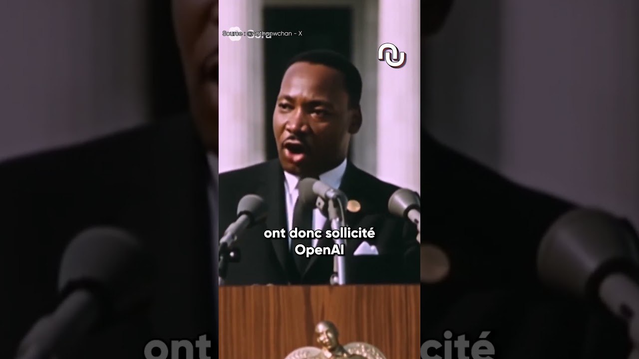 Sora interdit les vidéo de Martin Luther King #...