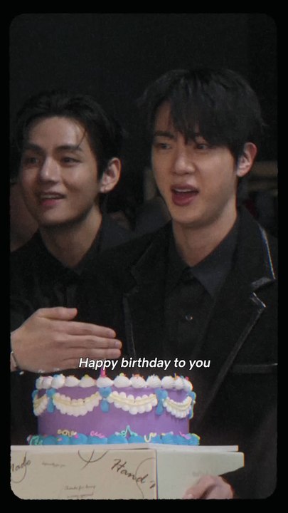 When you film with BTS on j hope's birthday, you have to bring him a cake 🎂 #BTSLiveonNetflix