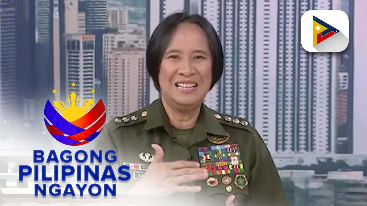 Panayam kay Philippine Army Assistant Chief of Staff for Personnel Col. Leah Santiago ukol sa women empowerment sa Philippine Army