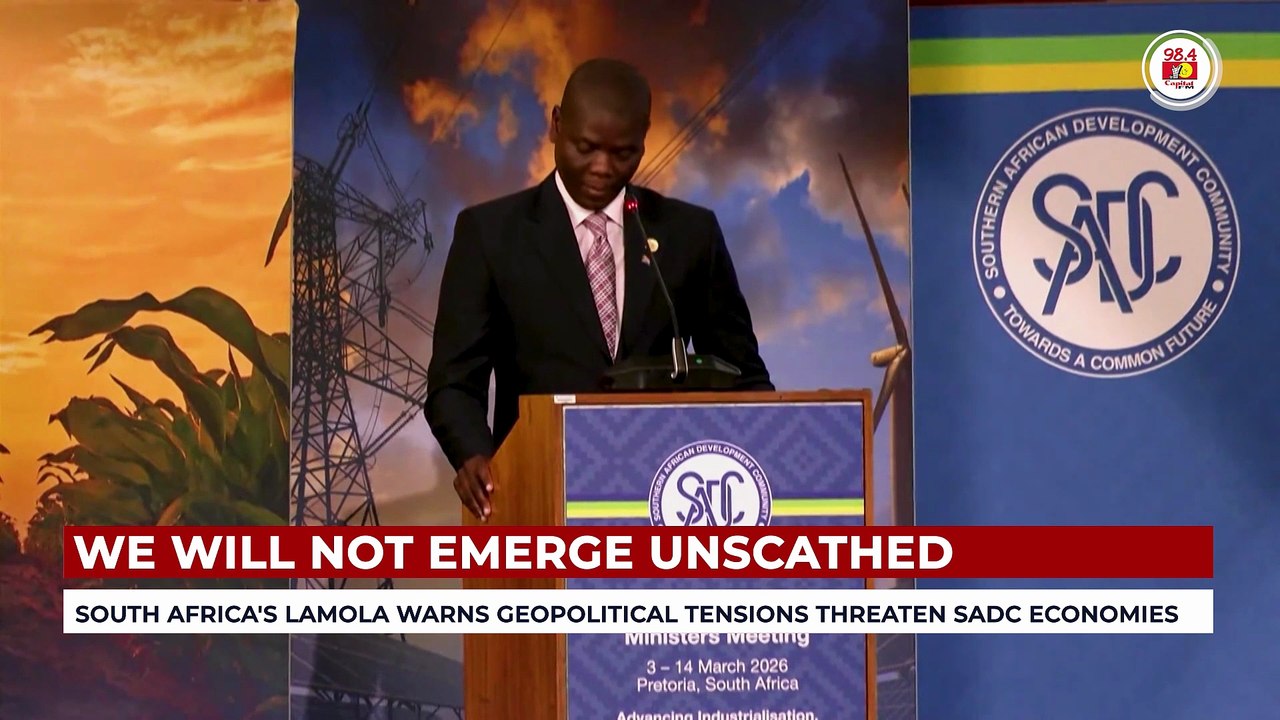 South Africa's Lamola warns geopolitical tensions threaten SADC economies