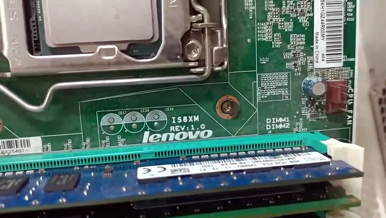 lenovo is8xm rev 1.0 motherboard startup beeping no display #is8xm