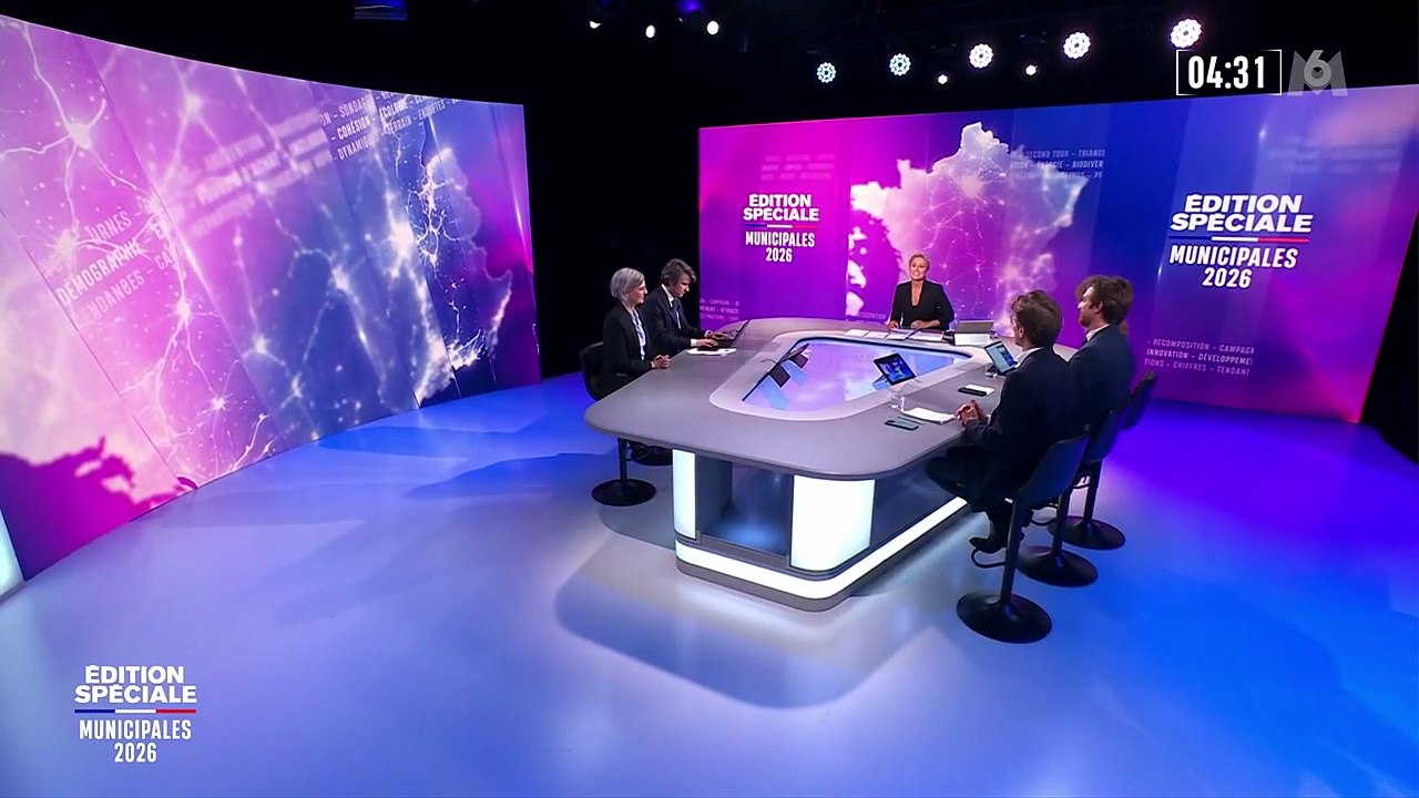 Anne-Sophie Lapix à la tête de la soirée "Municipales 2026" de M6