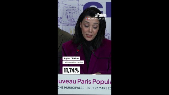 Les résultats définitifs du premier tour à Paris