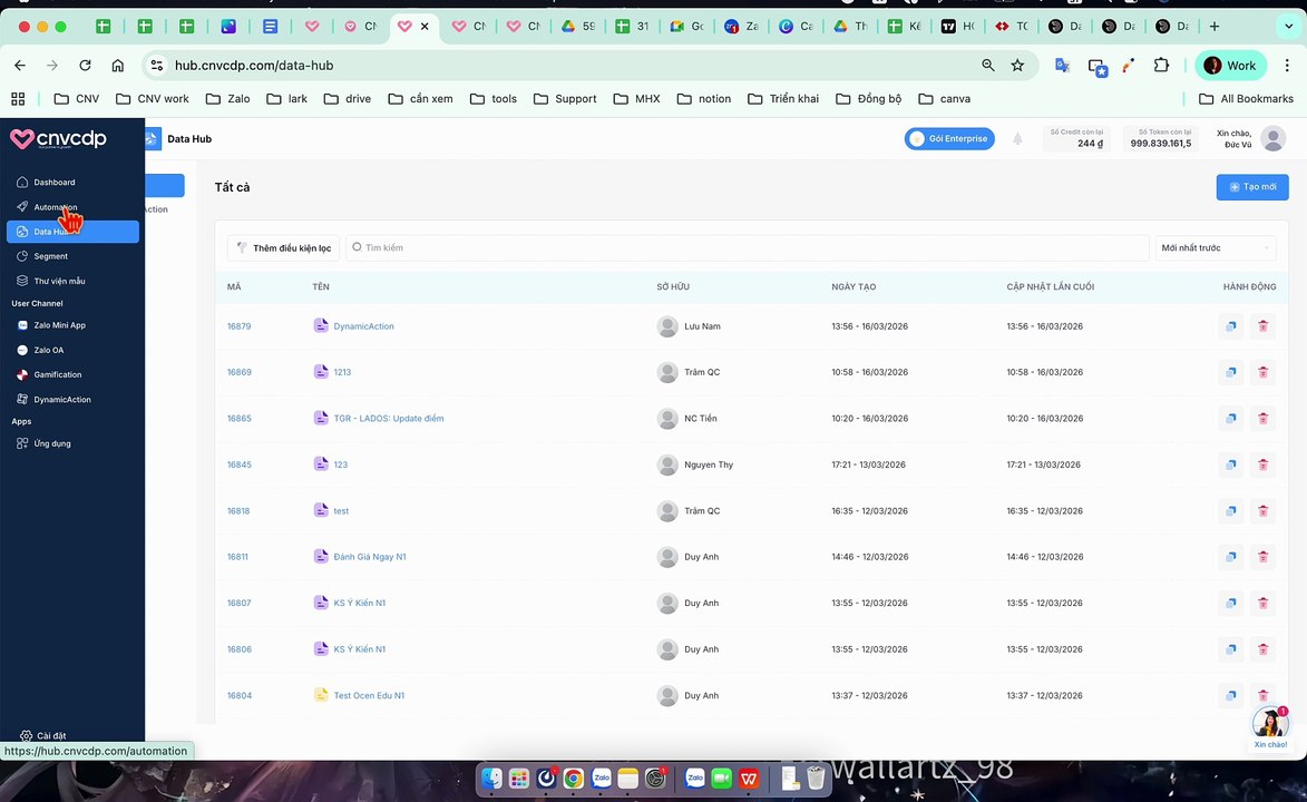 Hướng dẫn setup chiến dịch Webhook và HTTP