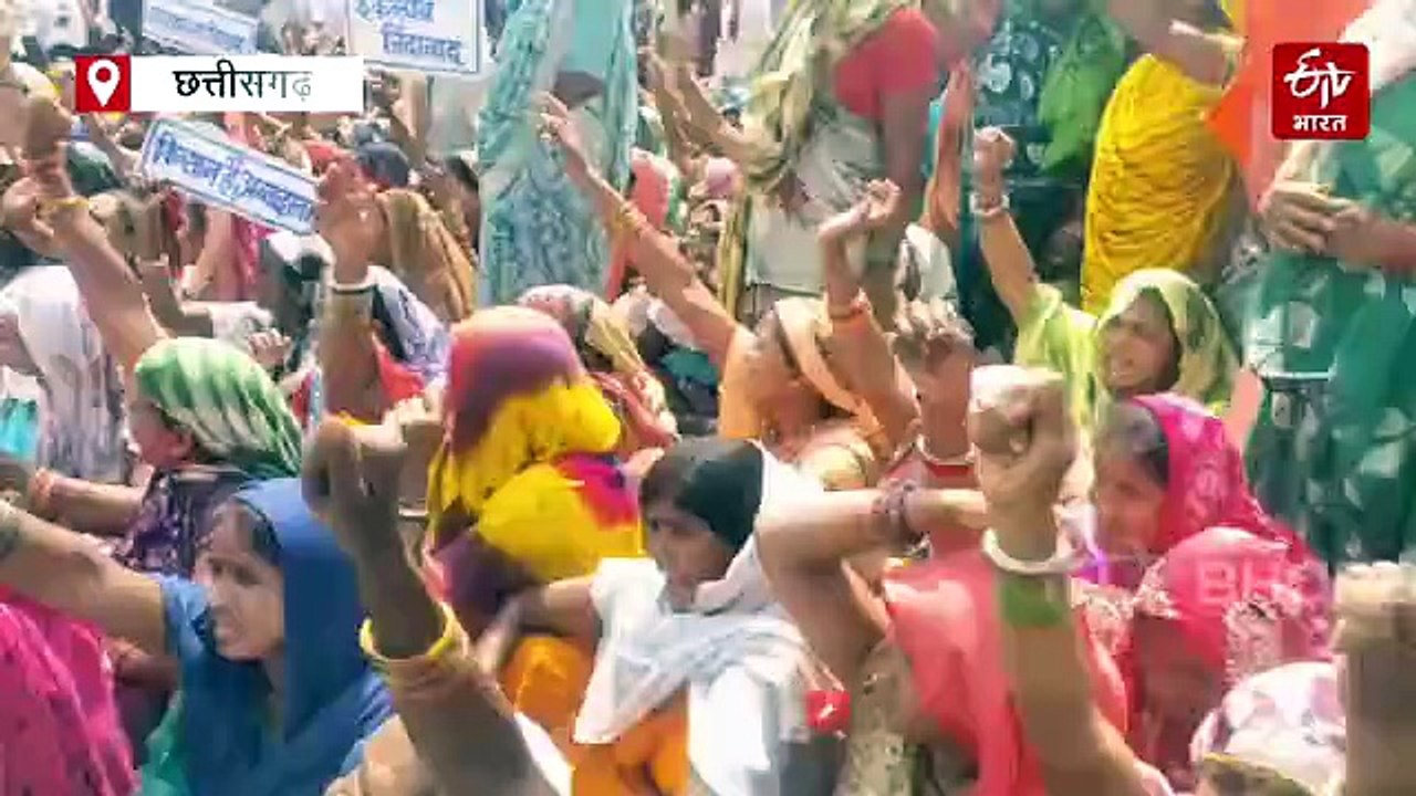 दुर्ग में भारतमाला प्रोजेक्ट में बदलाव की बात आई सामने, नाराज ग्रामीणों ने दुर्ग-अंजोरा रोड किया जाम