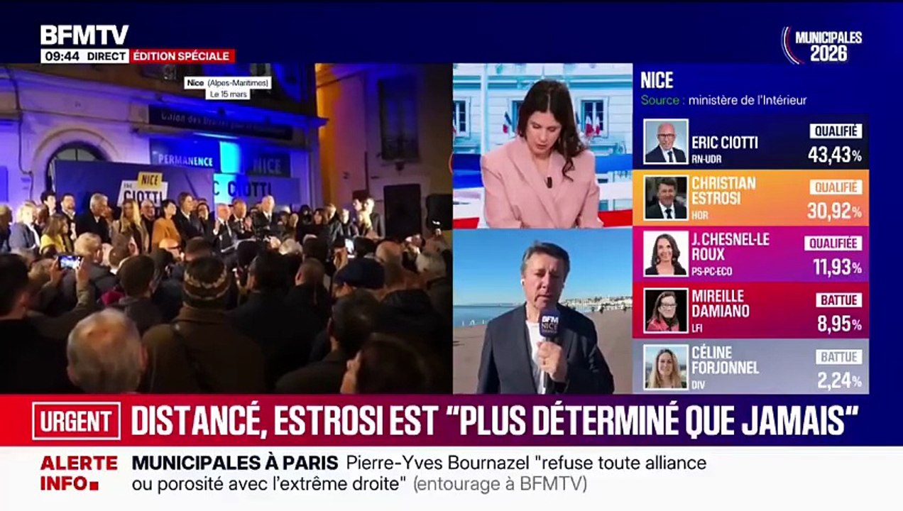 Municipales à Nice: Christian Estrosi appelle au "front républicain" contre Éric Ciotti et demande de l'aide à la candidate de la gauche unie Juliette Chesnel-Le Roux