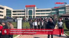 Antalya Kepez Kaymakamlık binasında silah sesleri