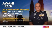 AWANI Pagi: Aidilfitri | Pencegahan dan Keselamatan Tanggungjawab Bersama