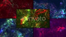 Colorful Abstract Flowing Particle Digital Backgrounds