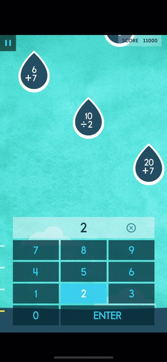 Lumosity Games 18: Raindrops for Math Brain Training #lumositygame#videogames