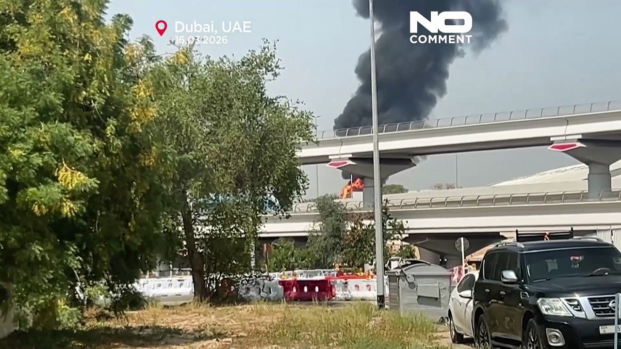 Drohnenvorfall löst Brand nahe Flughafen Dubai aus