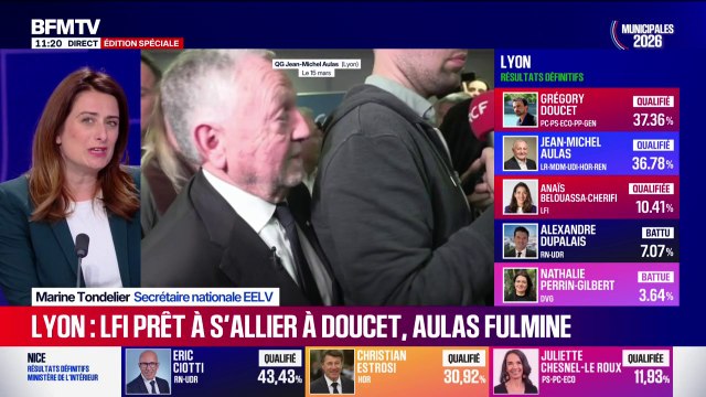 Municipales à Lyon: Nous avons opéré une remontada particulièrement historique qui fera date , affirme Marine Tondelier (Les Écologistes)