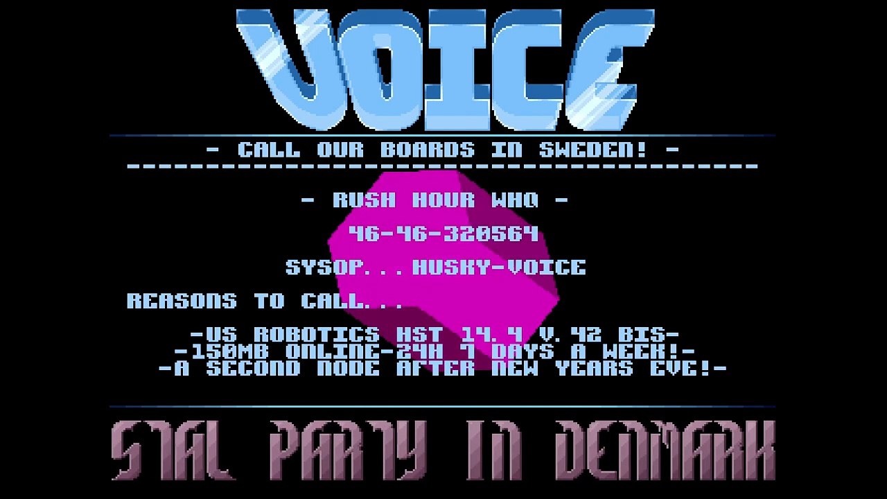 Amiga Demo Board Intro by Voice