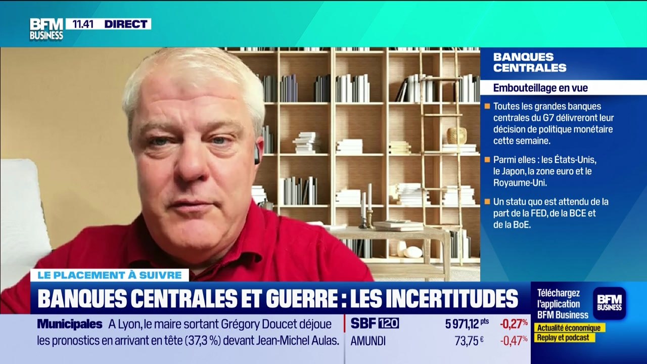 Le placement à suivre : Banques centrales et guerre, les incertitudes - 16/03