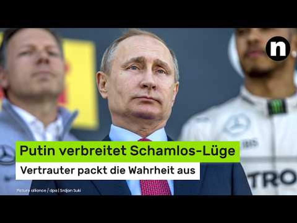 Putin verbreitet Schamlos-Lüge - Vertrauter packt die Wahrheit aus