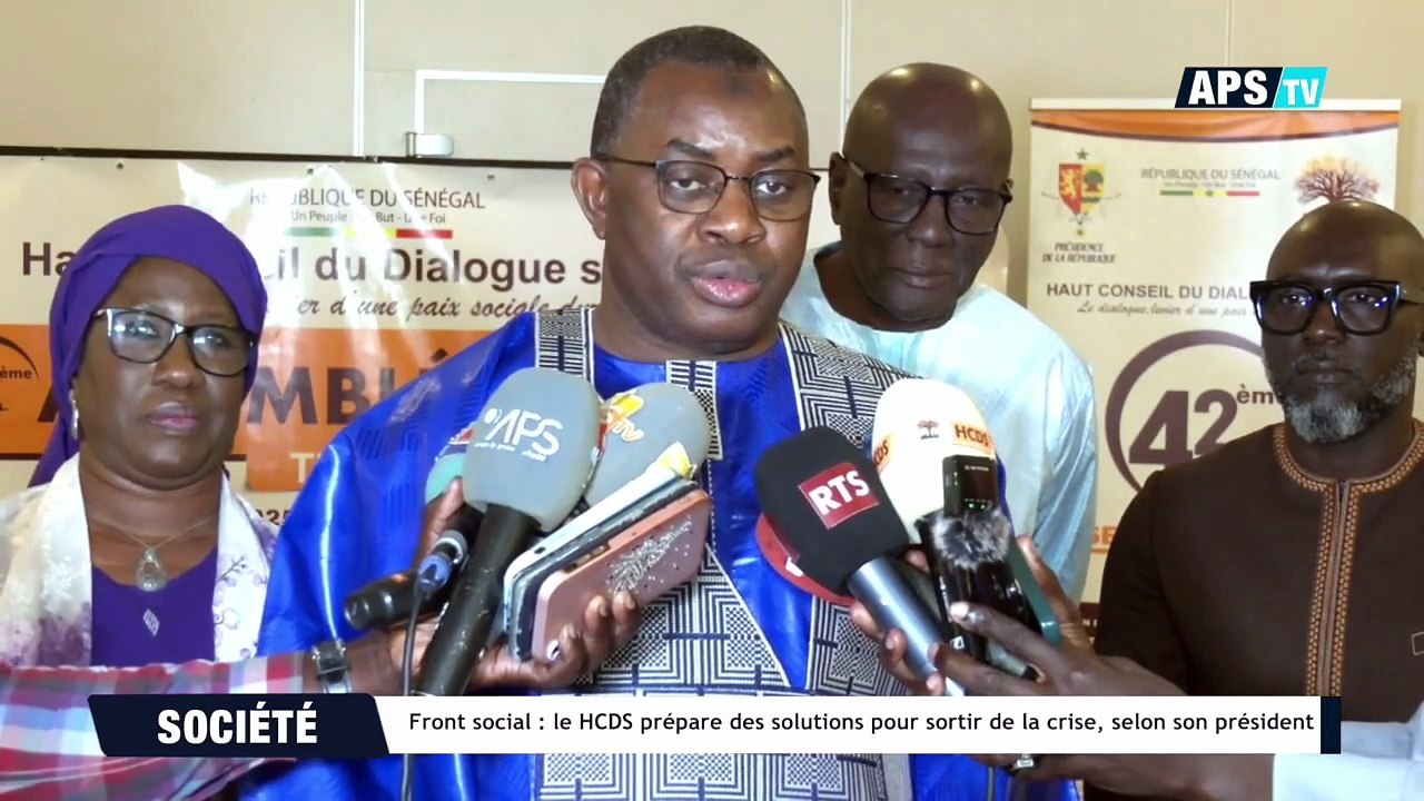 Fr-Front social - le HCDS prépare des solutions pour sortir de la crise, selon son président