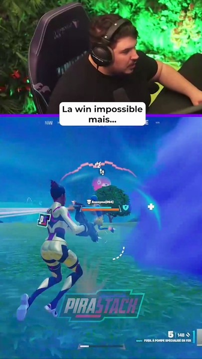 La win impossible mais ! #pirastack #fortnite