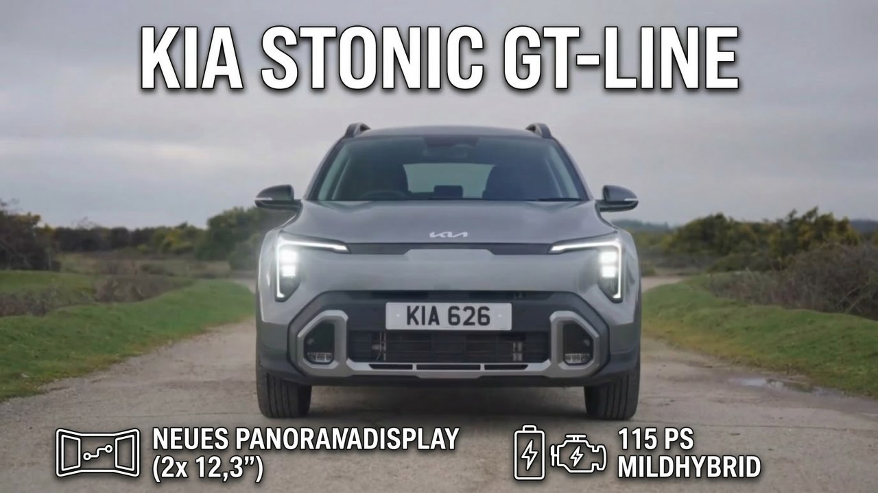 Kia Stonic GT-Line Astro Grey 1.0 48V 115 PS Handschalter Facelift 2026