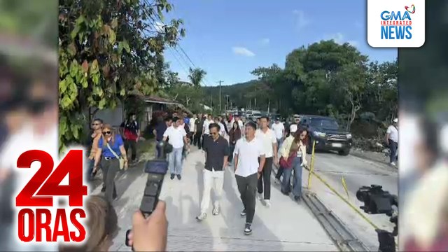Inaayos na bahagi ng Andaya Highway, madadaanan sa Semana Santa, ayon sa DPWH | 24 Oras