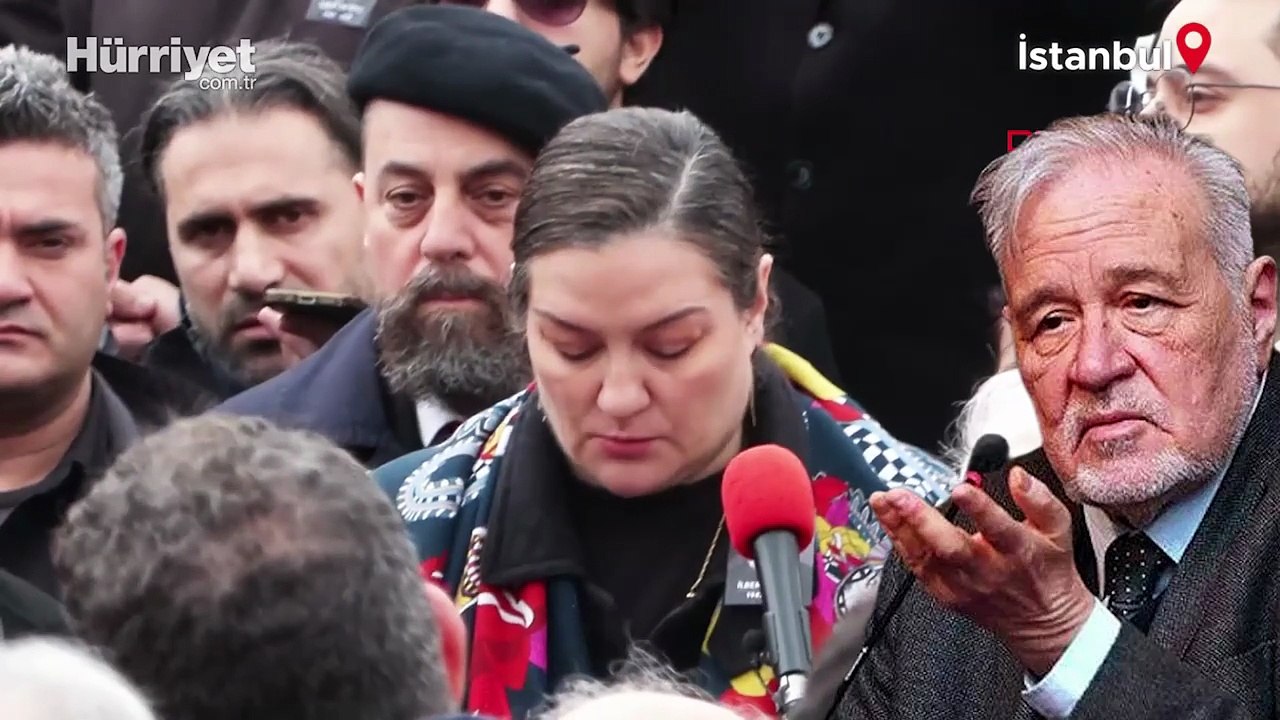 İlber Ortaylı’nın kızı Tuna Ortaylı, babasına gözyaşlarıyla veda etti