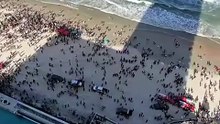 NEW: Massive crowd runs after shots fired at Daytona Beach during spring break